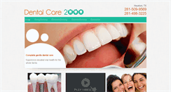 Desktop Screenshot of dentalcare2000.com